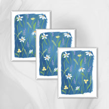Load image into Gallery viewer, Blue Meadow Note Card - Set of 3