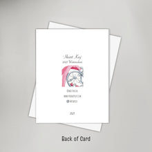 Load image into Gallery viewer, Heart Key Note Card - Set of 3
