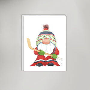 Set of Hockey Gnome note cards