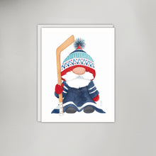 Load image into Gallery viewer, Set of Hockey Gnome note cards
