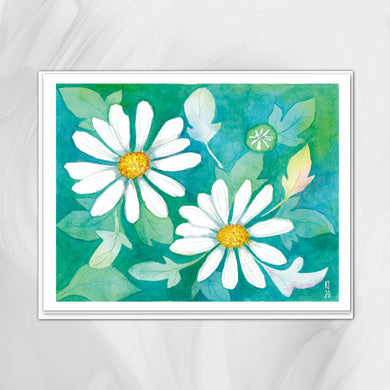 Mom's Daisies Note Card - Set of 3