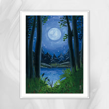 Load image into Gallery viewer, Moonlit Note Card - Set of 3