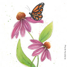 Load image into Gallery viewer, Resting Monarch Note card