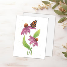 Load image into Gallery viewer, Resting Monarch Note card