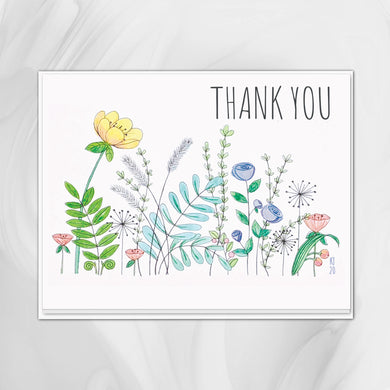 Springtime Thanks Note Card