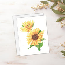 Load image into Gallery viewer, Sunflowers Note Card