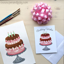 Load image into Gallery viewer, Birthday Wishes Note Card
